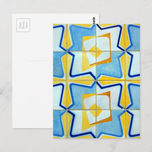 Carte Postale Azulejos (Devant / Derrière)