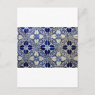 Carte Postale Azulejos, Carreaux portugais