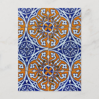 Carte Postale Azulejos, Carreaux portugais