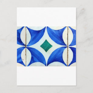 Carte Postale Azulejos, Carreaux portugais