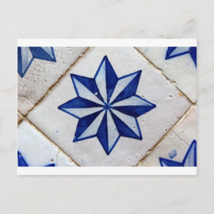 Carte Postale Azulejos, Carreaux portugais