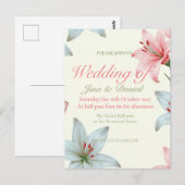 Carte Postale Azure Bloom V03 (Devant / Derrière)