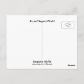 Carte Postale Azure Elegant World (Dos)
