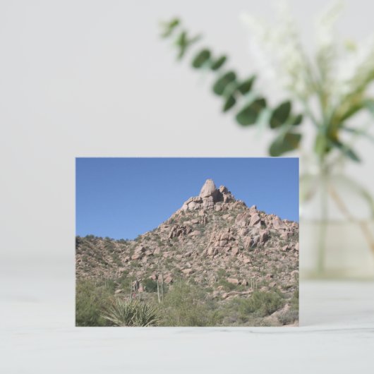 Carte Postale Azure Sky over Pinnacle Peak (Debout devant)