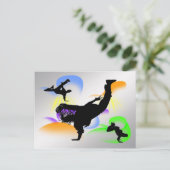 CARTE POSTALE B (Debout devant)