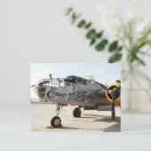 CARTE POSTALE B25 MITCHELL BOMBER "EXECUTIVE SWEET" NESE ART (Debout devant)