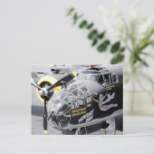 CARTE POSTALE B25 MITCHELL BOMBER "HEAVENLY BODY" NESE ART (Debout devant)