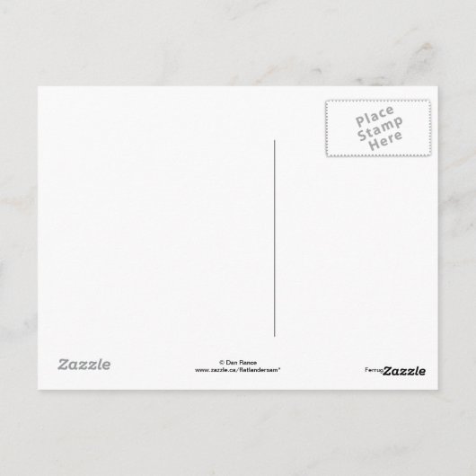 Carte Postale B36 Buse rouilleuse (Dos)