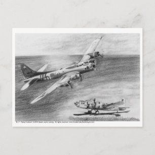 Carte Postale (B-17) Forteresse volant