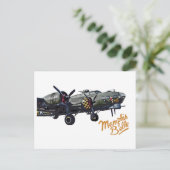 Carte Postale B-17 Memphis Belle (Debout devant)