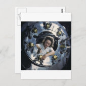 Carte Postale B-25 Bomber Engine Lady, 1942 (Devant / Derrière)