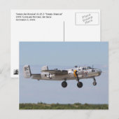 Carte Postale B-25 D Yankee Warrior (Devant / Derrière)