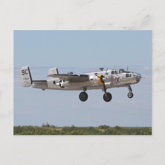 Carte Postale B-25 D Yankee Warrior (Devant)