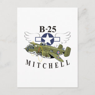 Carte Postale B-25 Mitchell