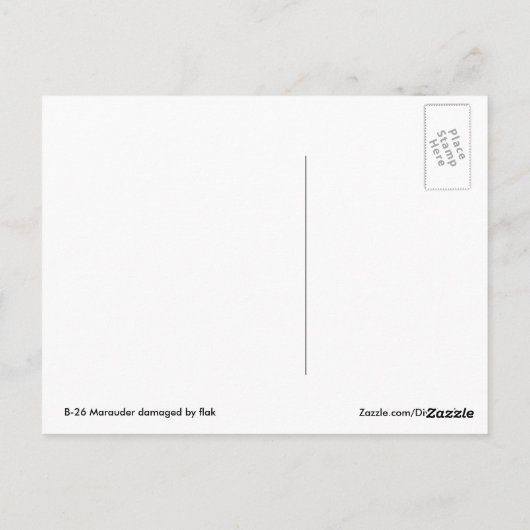 Carte Postale B-26 Marauder (Dos)