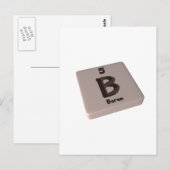 Carte Postale B Boron (Devant / Derrière)