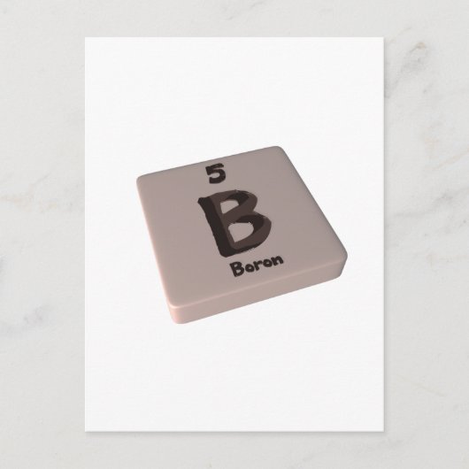 Carte Postale B Boron (Devant)