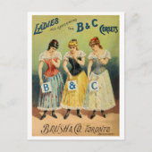 Carte postale "B & C Corsets Publicité" (Devant)