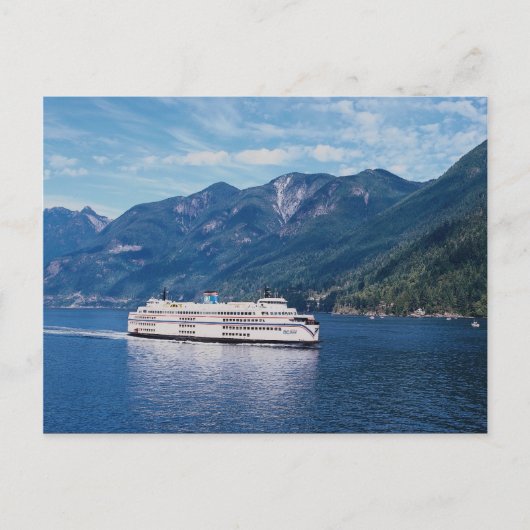 Carte Postale B.C. ferry de Vancouver à Nanaimo sur Vancouver (Devant)