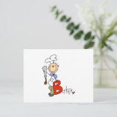 Carte Postale B est pour Boulanger (Debout devant)