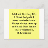 Carte Postale b f citation (Devant)