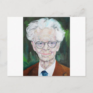 Carte Postale b.f. skinner - portrait à l'huile.2