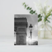 Carte Postale B&W Arc De Triomphe (Debout devant)