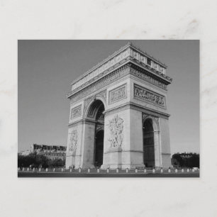 Carte Postale B&W Arc de Triomphe 3