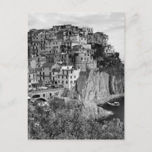 Carte Postale B&W Cinque Terre