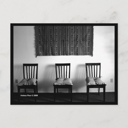 Carte postale B&W cinquième dimension (Devant)