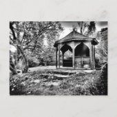 Carte Postale B&W Gazebo dans le parc (Devant)