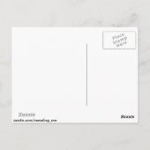 Carte postale B&W Girl and Dog (Dos)