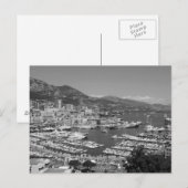 Carte Postale B&W Monaco (Devant / Derrière)