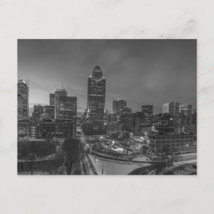 Carte Postale B&W Montréal