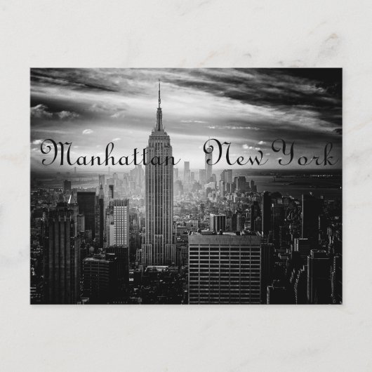 Carte Postale B&W New York (Devant)