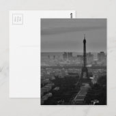 Carte Postale B&W Paris (Devant / Derrière)