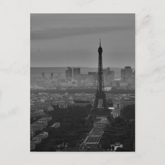 Carte Postale B&W Paris (Devant)