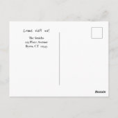 Carte Postale B&W Photo Child Straining Move Cart Nouveau (Dos)