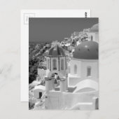 Carte Postale B&W Santorini 2 (Devant / Derrière)