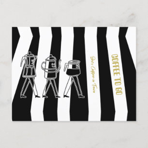 Carte Postale B & W Trois Cafetière Cafetière Cafetière Gratuit