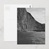 Carte Postale B&W Zakynthos Island 4 (Devant / Derrière)