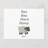 Carte Postale Baa Baa Black Sheep (Devant)