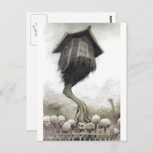 Carte Postale Baba Yaga (Devant / Derrière)