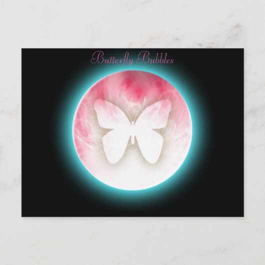 Carte Postale Babfly bubbles (Devant)