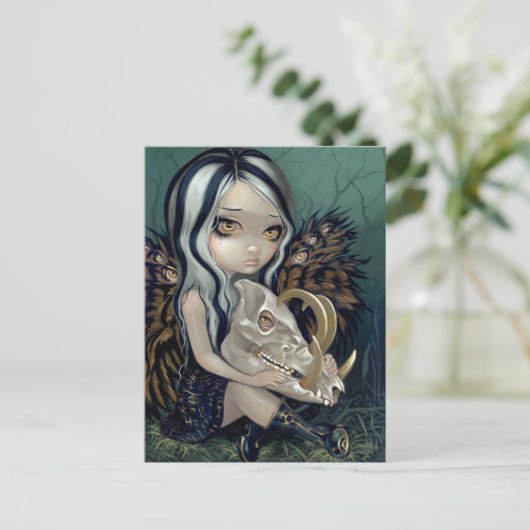 Carte postale "Babirusa Skull" (Debout devant)