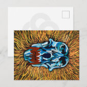 Carte Postale Baboon Lion (Devant / Derrière)