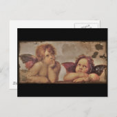 Carte Postale Baby Angels par Raphael (Devant / Derrière)