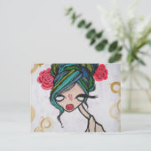 Carte postale "Baby Beluga" (Debout devant)