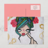 Carte postale "Baby Beluga" (Devant / Derrière)