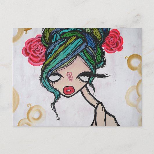 Carte postale "Baby Beluga" (Devant)